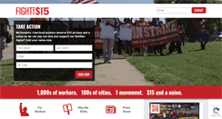 Desktop Screenshot of fightfor15.org
